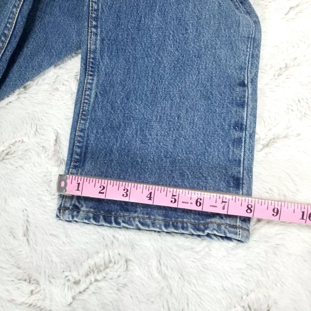 Vintage Levis Jeans Mens 34×30 Blue 501 Straight Button Fly Dark Wash Denim - Picture 7 of 11